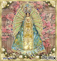 Virgin of Luján Patroness of Argentina. - GIF animado grátis