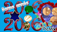 Bonne Année 2016 - GIF animado grátis