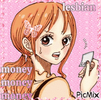 nami from one piece animuotas GIF