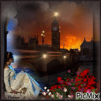 Notte A Londra - Безплатен анимиран GIF