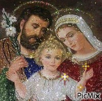 La sagrada Familia - Бесплатни анимирани ГИФ