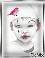 Le Pierrot! - GIF animé gratuit