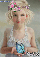 Little Girl - Darmowy animowany GIF