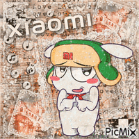 Xiaomi Bunny Mascot GIF animé