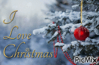 Love Christmas animerad GIF