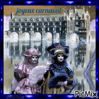 joyeux carnaval animovaný GIF