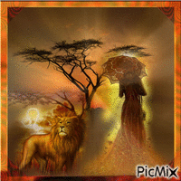 Impression d'Afrique - Darmowy animowany GIF