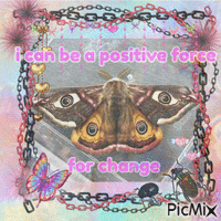 i can be a positive force GIF animasi