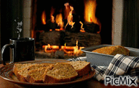 Foyer chaleureux café - GIF animado gratis