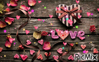 Love - GIF animado grátis