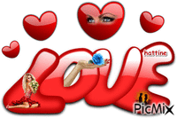 love - GIF animado grátis