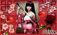 GIRL RED JAPANESE - GIF animé gratuit