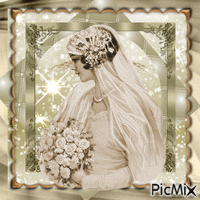 beige bride - GIF animé gratuit