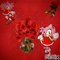 Amy Rose - Zdarma animovaný GIF