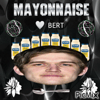 mayonnaise bert animált GIF