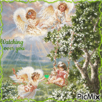 The angels are watching over you - Gratis geanimeerde GIF