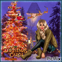 Christmas Carol анимированный гифка
