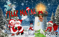 Feliz Natal - GIF animado gratis
