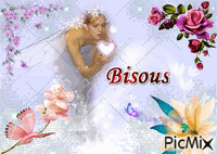 Bisous - GIF animado gratis