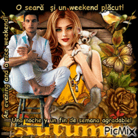 An evening and a nice weekend!s - GIF animate gratis