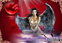 From Demon to Angel - GIF animado grátis