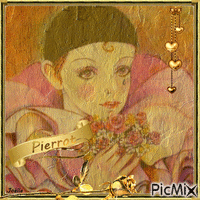 Mon ami Pierrot ... - Free animated GIF