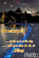 goodnight - GIF animado gratis