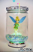 Tinkerbell in a Jar - 免费动画 GIF