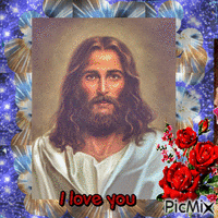 Jesus is love - Darmowy animowany GIF