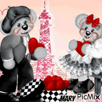 Amour by paris animovaný GIF