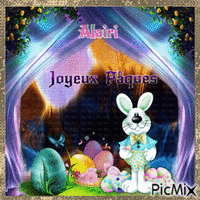 Joyeux Pâques - GIF animado grátis