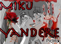 miku yandere - Безплатен анимиран GIF