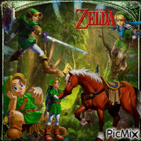 The Legend of Zelda: Ocarina of Time - Bezmaksas animēts GIF