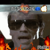 IT. IS. TIME. Animated GIF