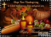 Have a Blessed Thanksgiving - GIF animé gratuit