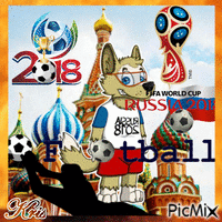 Russia 2018 - GIF animé gratuit