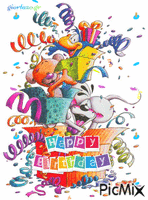 happy birthday анимирани ГИФ