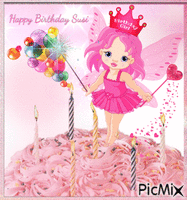 Happy Birthday dear Susi - Безплатен анимиран GIF