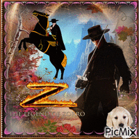 Zorro анимированный гифка