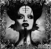 black gothic dark - GIF animé gratuit
