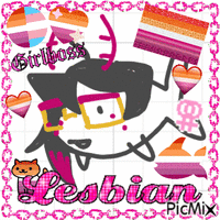 lesbian scolid animēts GIF