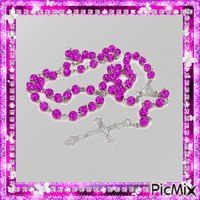 purple rosary - GIF animé gratuit