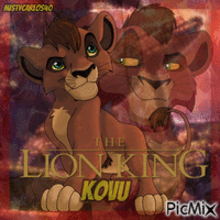 The Lion King Kovu animasyonlu GIF