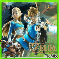 Zelda Breath of The Wild анимирани ГИФ