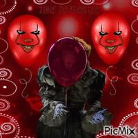 Pennywise with a Head - GIF animasi gratis
