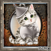 tin cat Animated GIF
