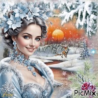 Зима - PNG gratuit