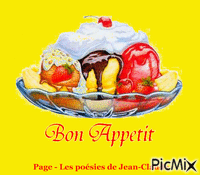 Bon appétit κινούμενο GIF