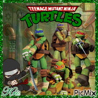 Les tortues Ninja - GIF animé gratuit