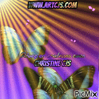 Rêvez en couleurs avec Christine CJs - GIF animé gratuit